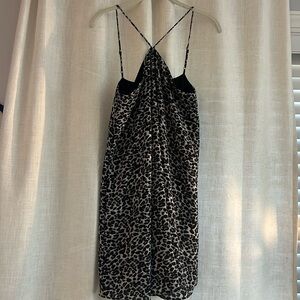 Signature leopard print mini dress size M